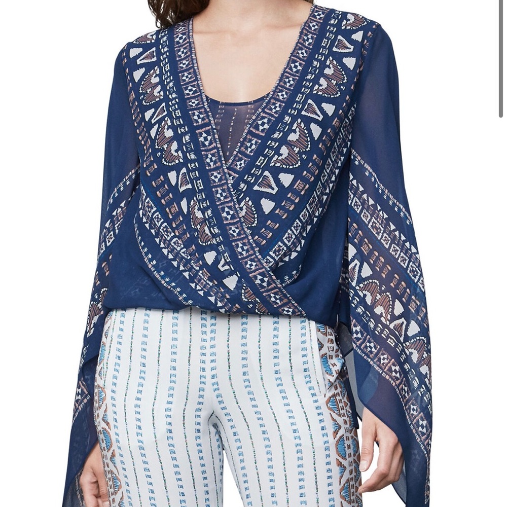 NWT FREE SHIP BCBG 100% Silk Top